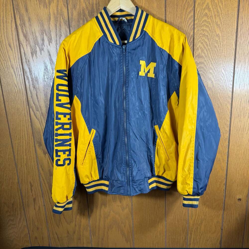 Vintage Michigan Wolverines Varsity Bomber Jacket